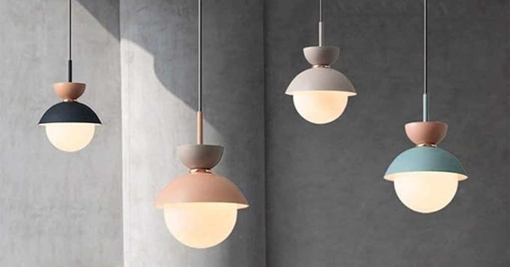 Colorful Pendant Lights - 3D Decorative