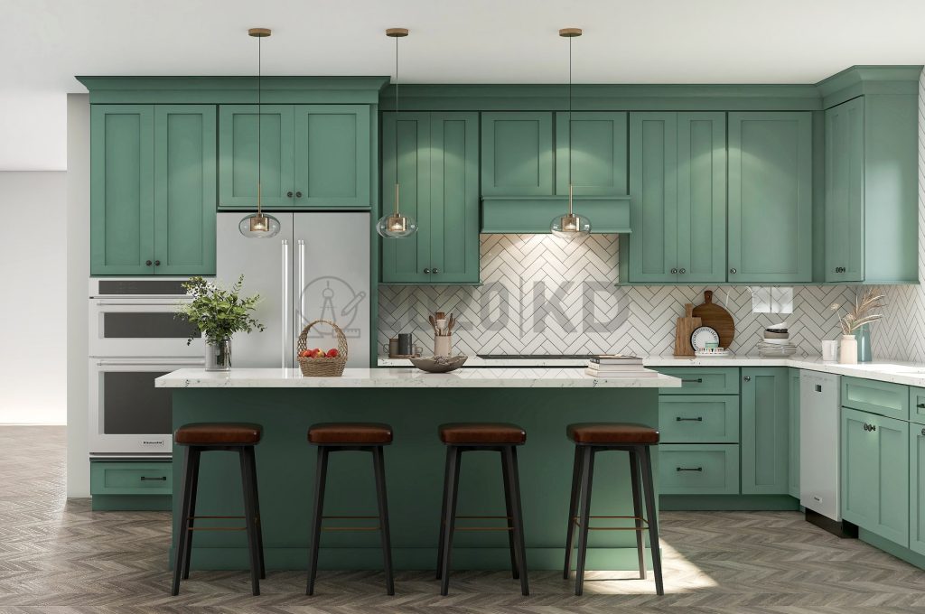 RTA Green Kitchen Cabinet Design - 2020 Kitchen Design