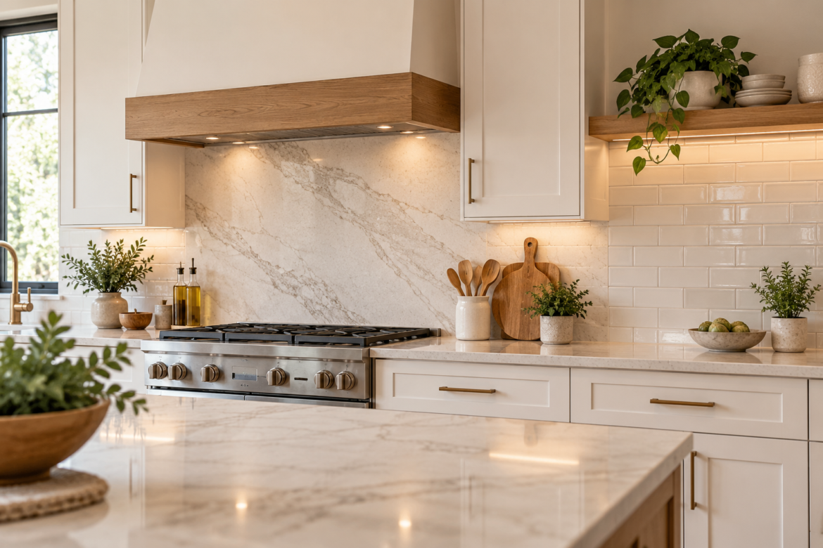 Slab vs. Tile Backsplash 2026 Kitchen Guide